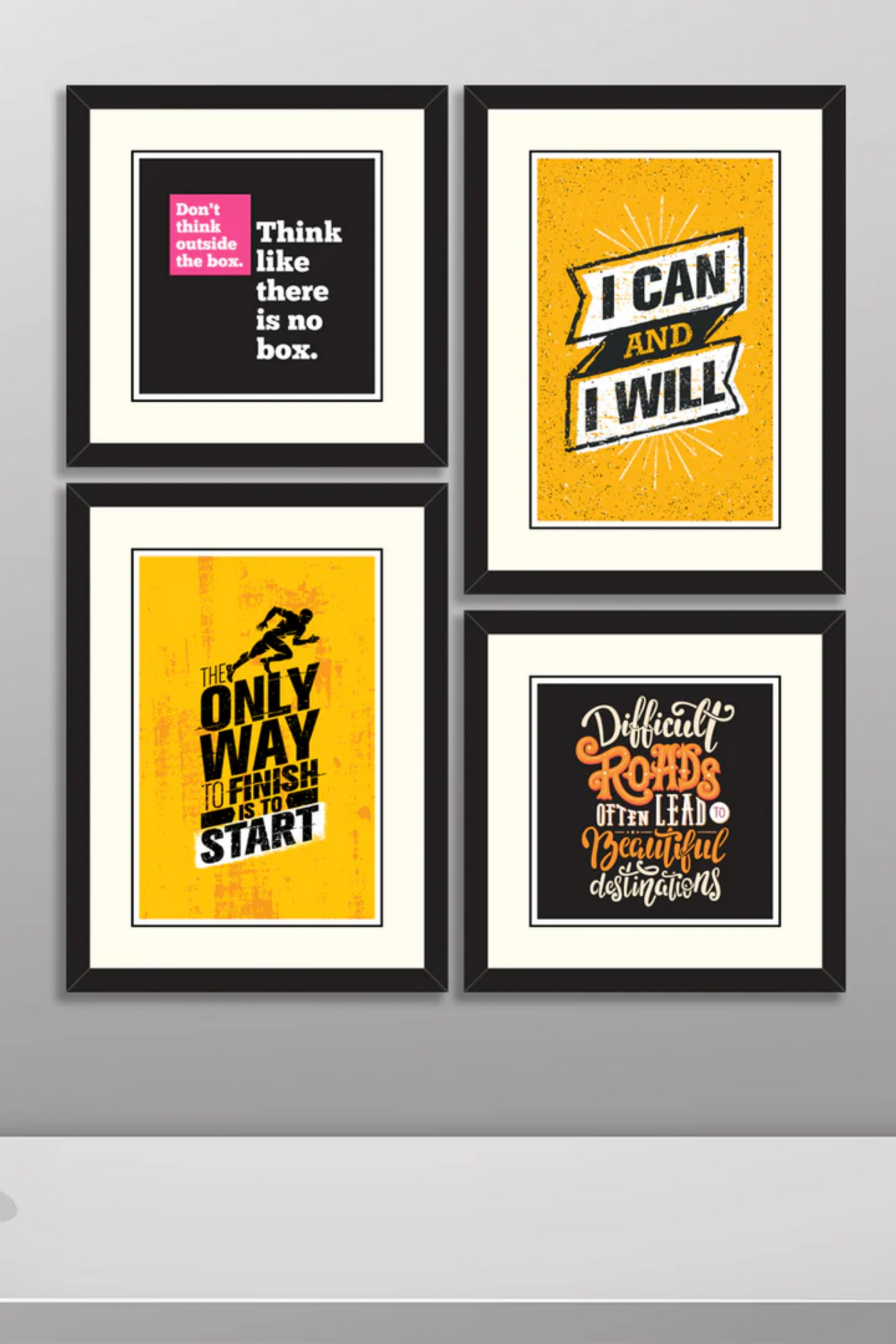 Quotation Frame Set (4 Pieces)