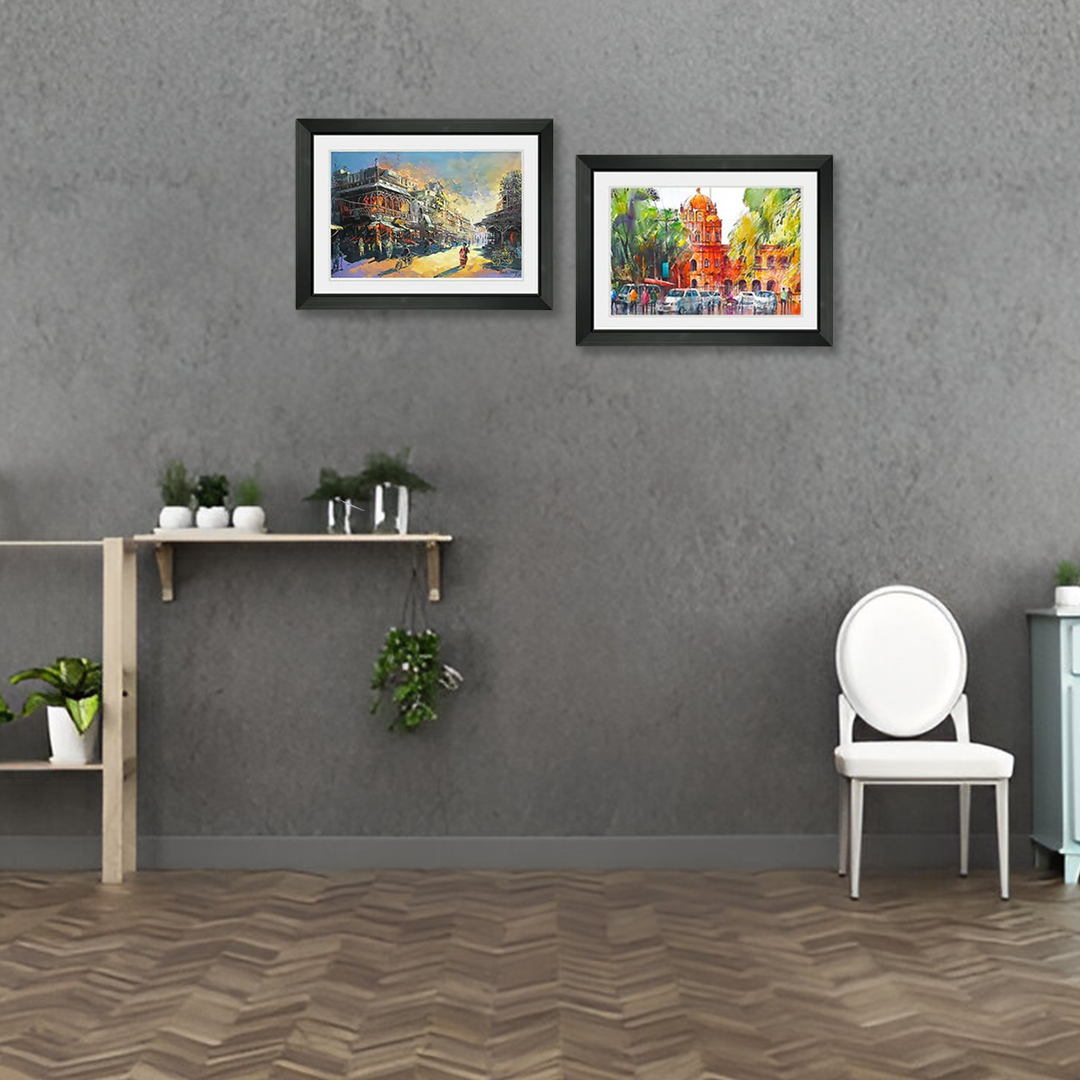 Historical Abstract Painting Frame