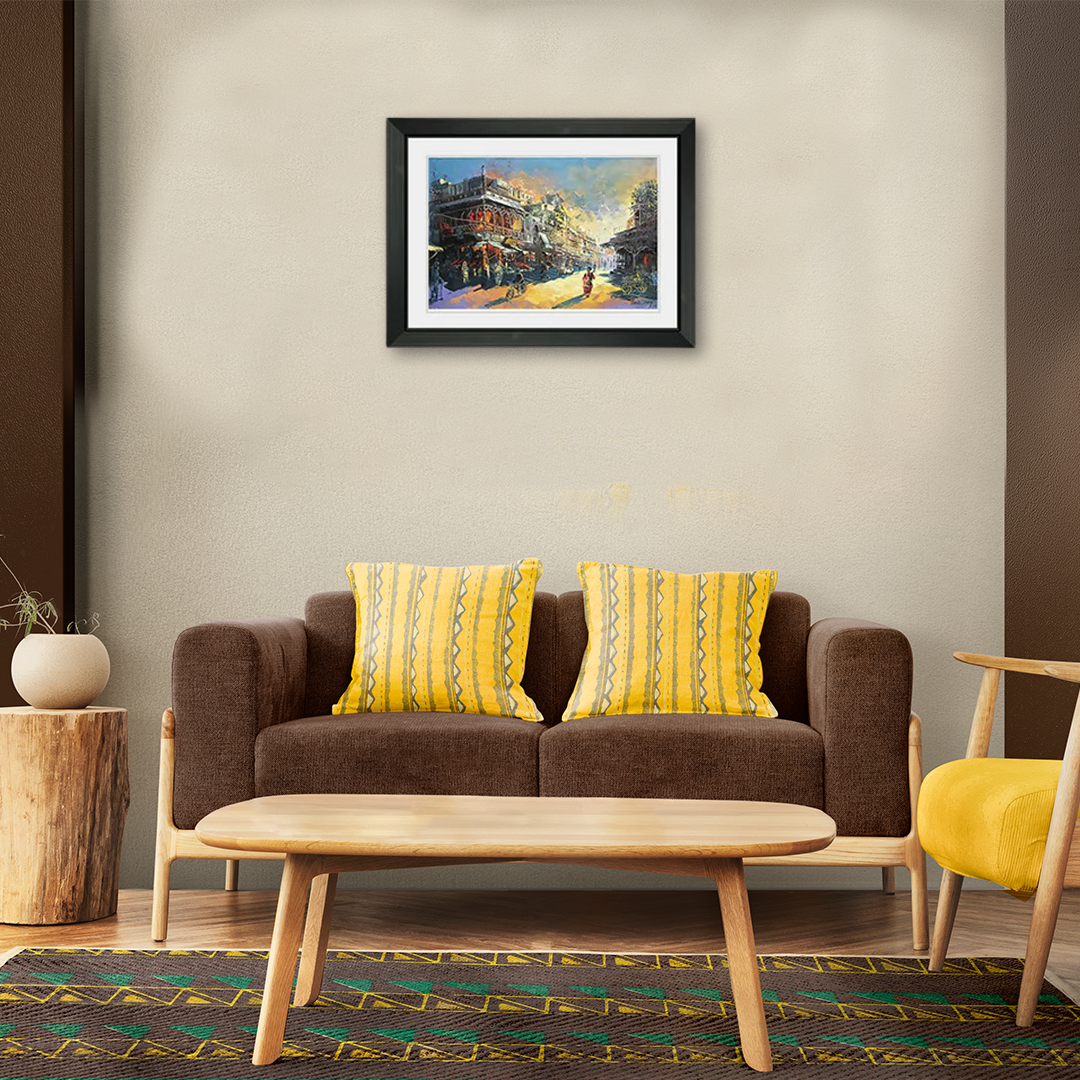 Historical Street – Framed Wall Art