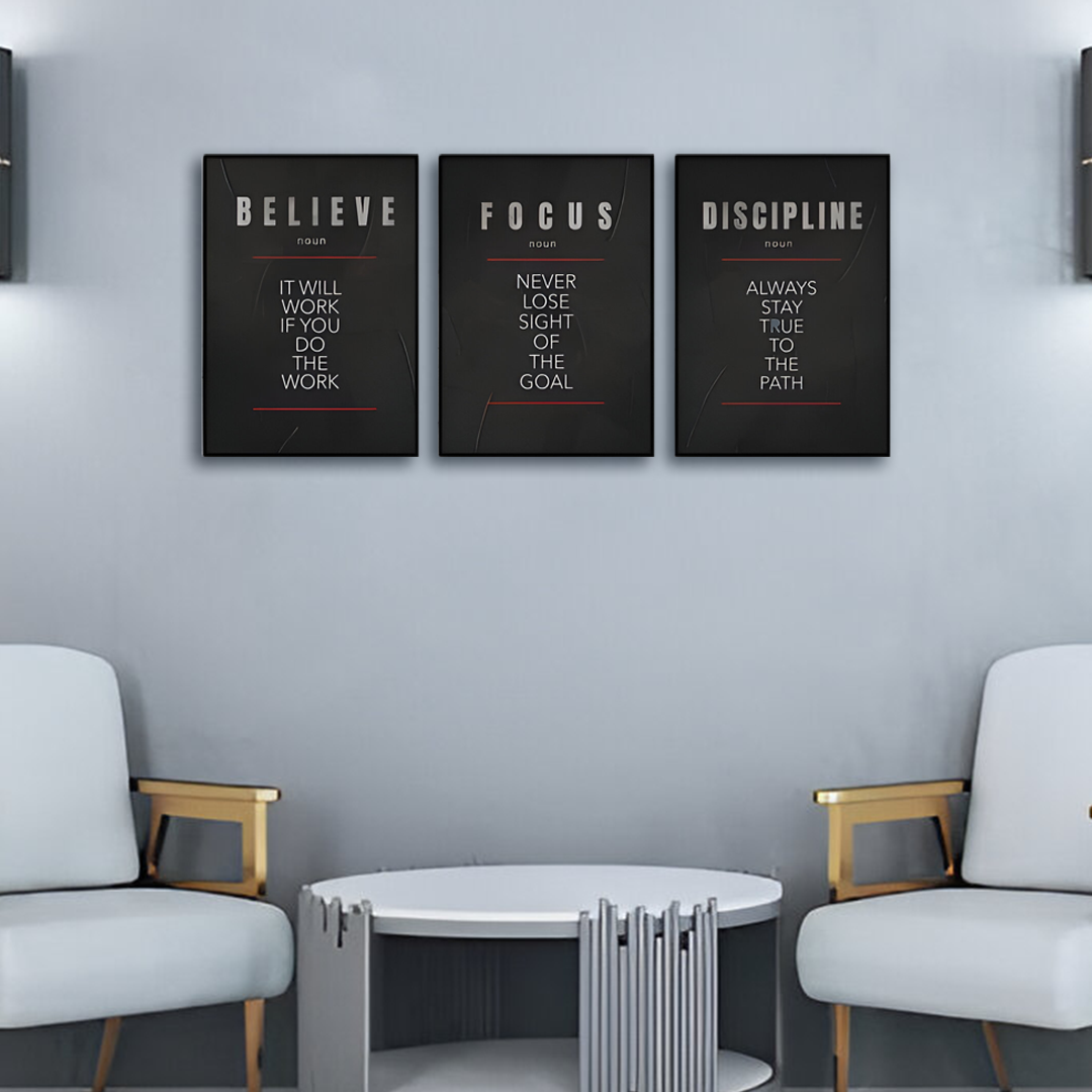 Mindset Matters – Motivational Quote Frames