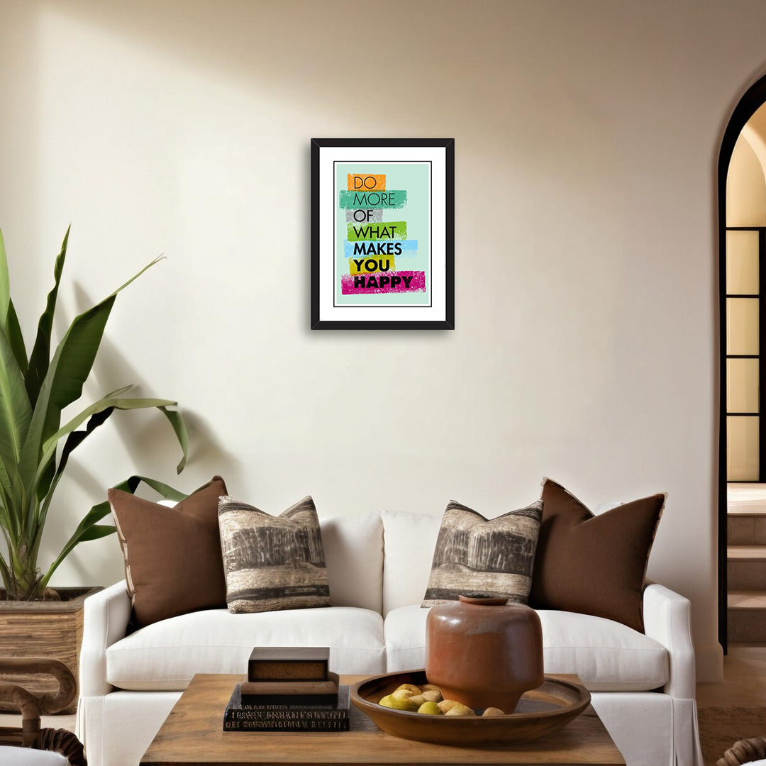 Do What You Love "Motivational Frame Wall Art"