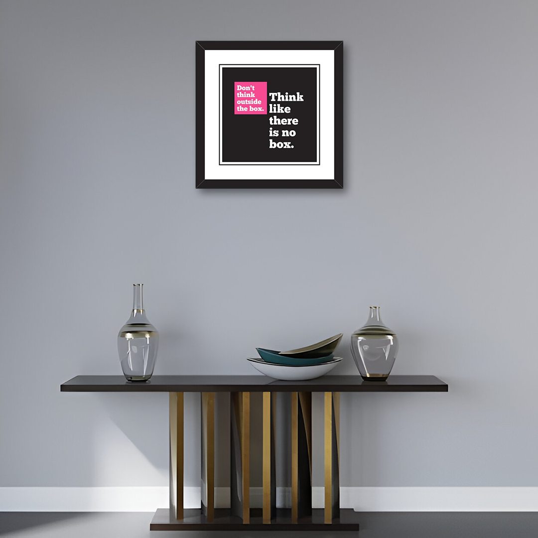 Think Beyond Limits "Motivational Art Frame"